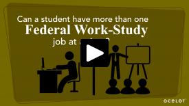 Can a student have more than one Federal Work-Study job at a time?